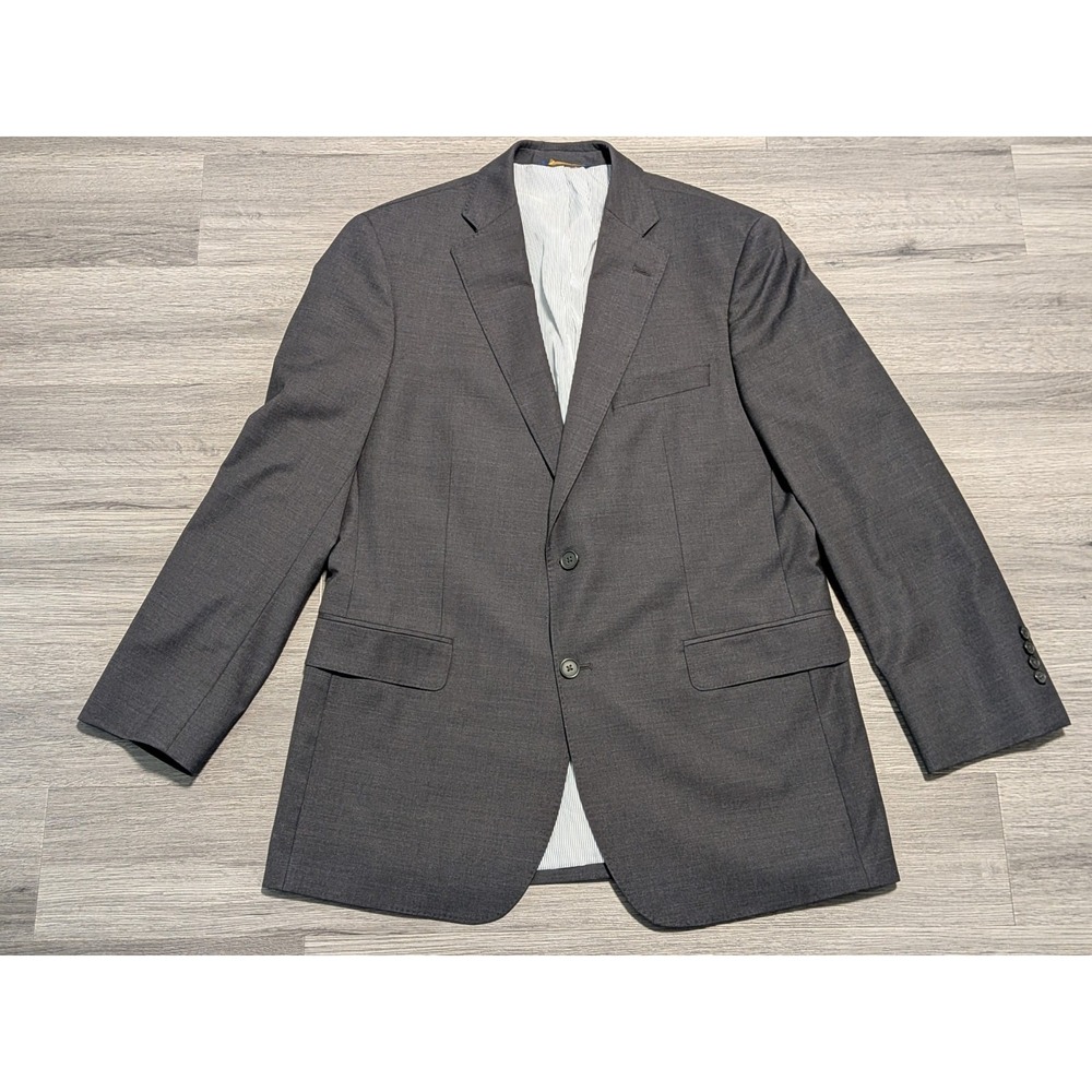 Brooks Brothers Men's Charcoal Gray Explorer Madison Fit Suit Jacket Size 42R